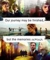 Our journey may be finished but the memories remain - harry-potter fan art