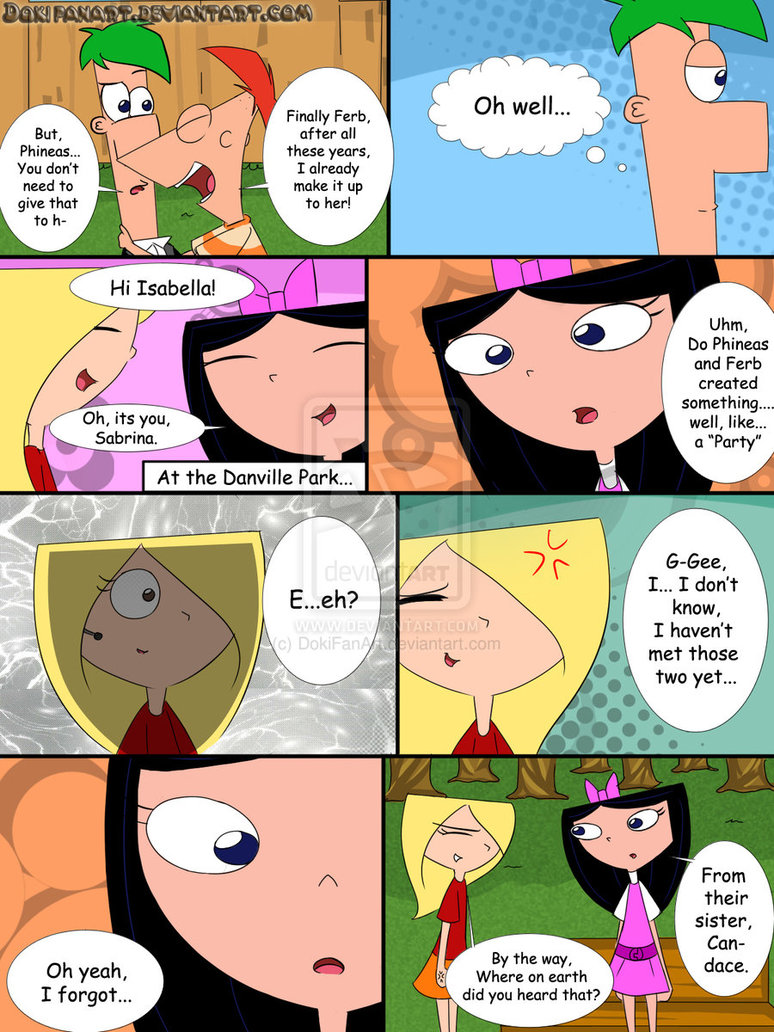 Phinbella new Fan Art: Perry is busted page 23.