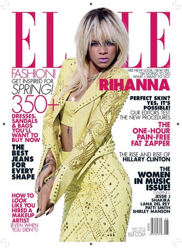 Rihanna- May issue of ELLE 
