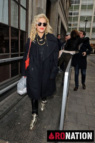  Rita Ora - 'BBC Radio 1' Studios - February 18, 2012