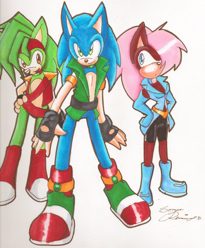 Sonic,Manic,Sonia. Sonic Underground.