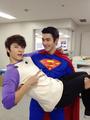 Super Siwon comes to save Dong Hae. - super-junior photo