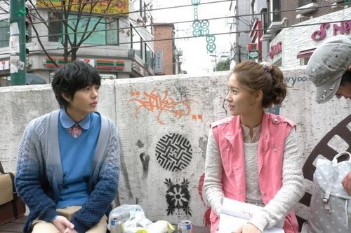  Yoona & Shi-Hoo'Love Rain' Behind The Scene picha