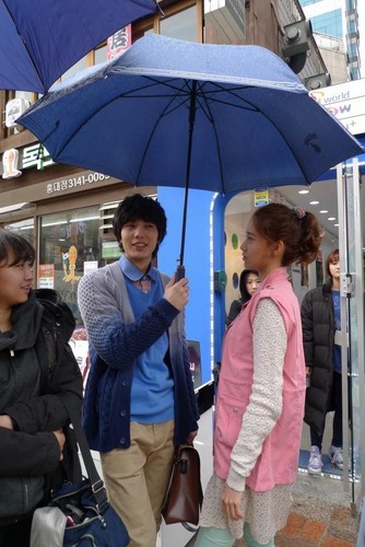 Yoona & Shi-Hoo'Love Rain' Behind The Scene Photos