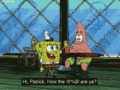 spongebob & patrick's sailor mouth - random photo