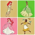 Ariel and Tiana - disney-princess fan art