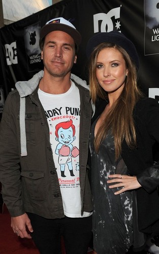  Audrina Patridge with Corey Bohan at the Los Angeles Screening Of "Waiting For Lightning"