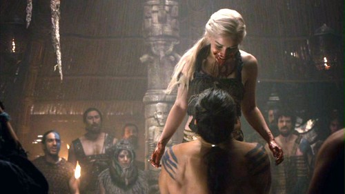 Daenerys and Drogo with Dothraki