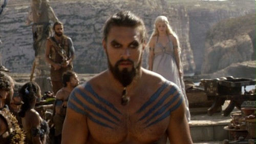 Daenerys and Drogo with Dothraki
