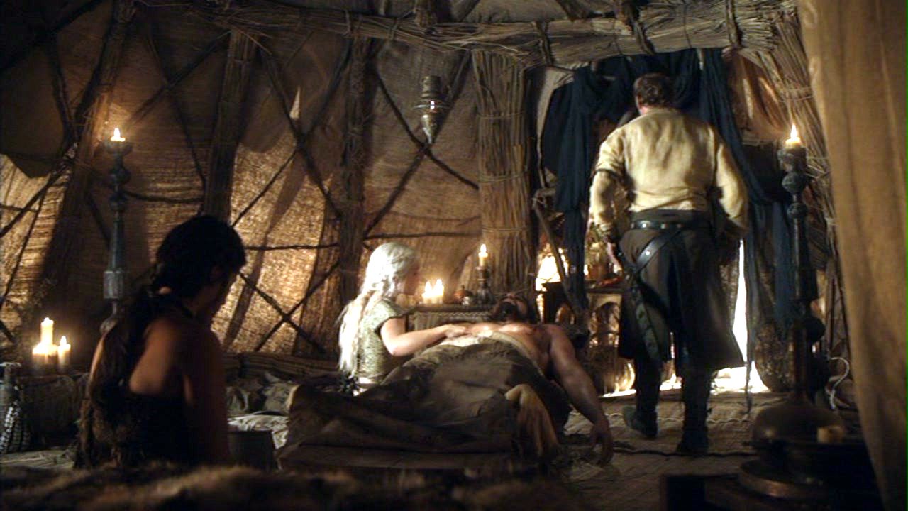 Khal Drogo Photo: Drogo and Daenerys with Jorah.