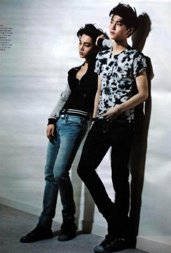 EXO-K models for Calvin Klein in ‘High Cut’ magazine