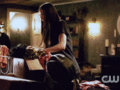 Elena wearing Stefan's shirts - the-vampire-diaries-tv-show fan art