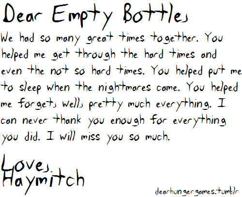 Haymitch's Drunk Letter