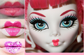 How To Make Cupids Lips - monster-high photo