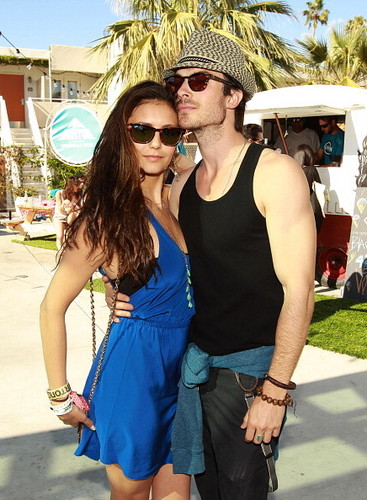  Ian&Nina at Coachella Pool Party