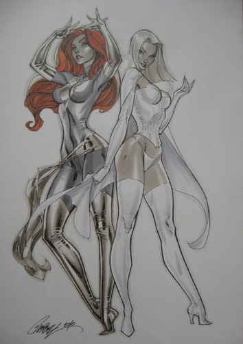 Jean Grey and Emma Frost