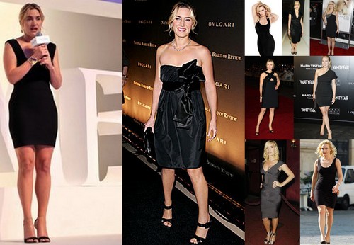  Kate Winslet in small black dress