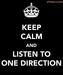 Keep Calm and listen to 1D - one-direction icon