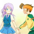 Mark is about to confess his feeling - inazuma-eleven fan art