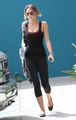 Miley Cyrus > Leaving a Pilates class in Los Angeles [12th April] - miley-cyrus photo