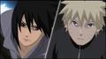 Naruto and Sasuke - anime photo