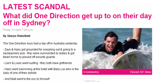  One Direction Scandal