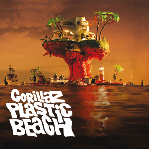  Plastic 바닷가, 비치 - animated album cover