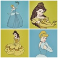 Princesses (Cinderella + Belle) - disney-princess fan art