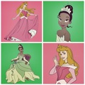 Princesses (Tiana + Aurora) - disney-princess fan art