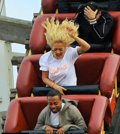  Rita Ora - Enjoying Herself At Coney Island - April 11, 2012