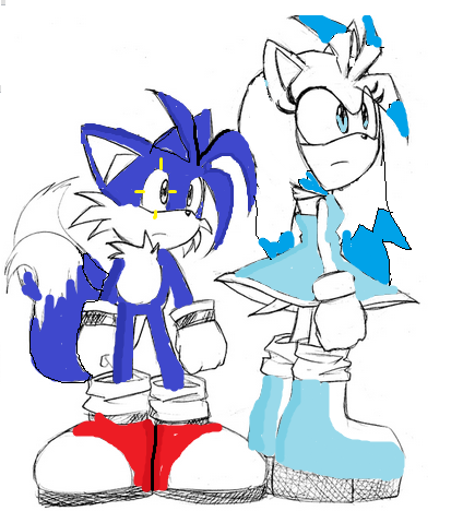  Snowy and bituin they have killed eggman and saved the world