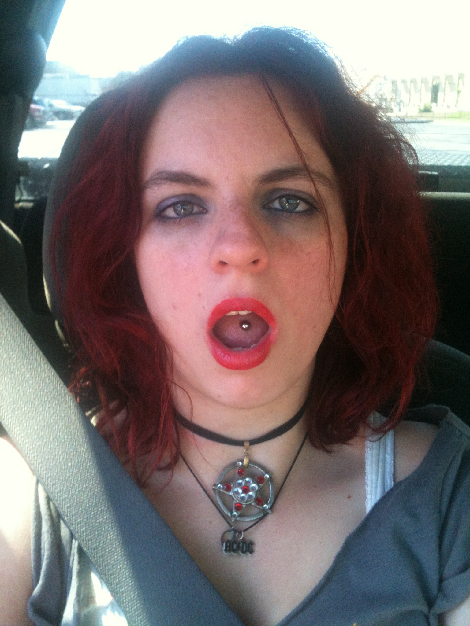 Spikey tongue ring blowjob fan pictures
