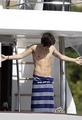 that towel doesn't want to fall? - harry-styles photo