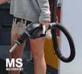 22/04 Pumping Gas In Studio City - miley-cyrus photo