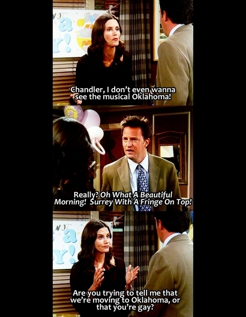 Chandler and Monica (Thought this was funny) - 90s TV Couples Fan Art  (30531403) - Fanpop