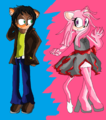 Derek The Wolf & Alyssa The Cat :Request: - sonic-fan-characters photo