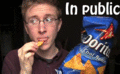 Eating Chips.. - random photo