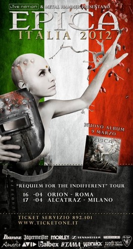  Epica 2012 "Requiem for the Indifferent" (World Tour) : Posters