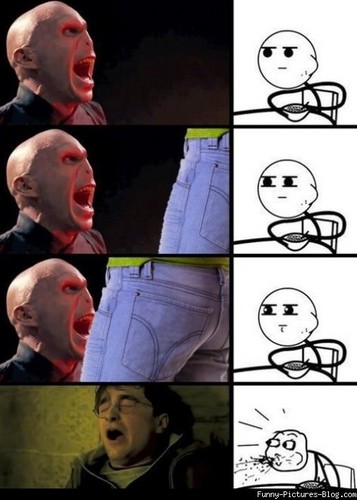  Ha ha! LOl XD Voldemort and Harry xD