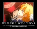 Helpless blonde chicks... - random photo