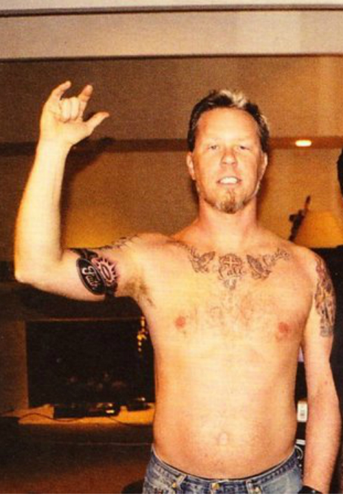 Photo of James for fans of James Hetfield. 