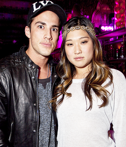 Jenna and Michael at Absolut Vodka party @ The Belasco Theater in LA