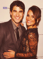 Lea and Darren at Taste for a Cure Gala - glee photo