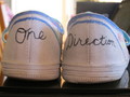 Look at my 1D shoes I decorated today! - harry-styles photo