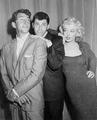 Marilyn Monroe, Jerry Lewis and Dean Martin. - marilyn-monroe photo