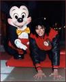 Michael with Mickey  - michael-jackson photo