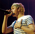 Niall with Louis shirt - one-direction photo
