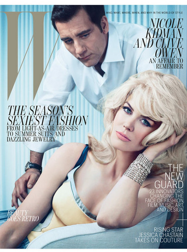 Nicole Kidman & Clive Owen Channel Old Hollywood Glamour For W Magazine