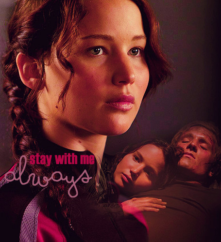 Peeta and Katniss