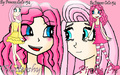 Pinkie Pie & Fluttershy as human - my-little-pony-friendship-is-magic fan art